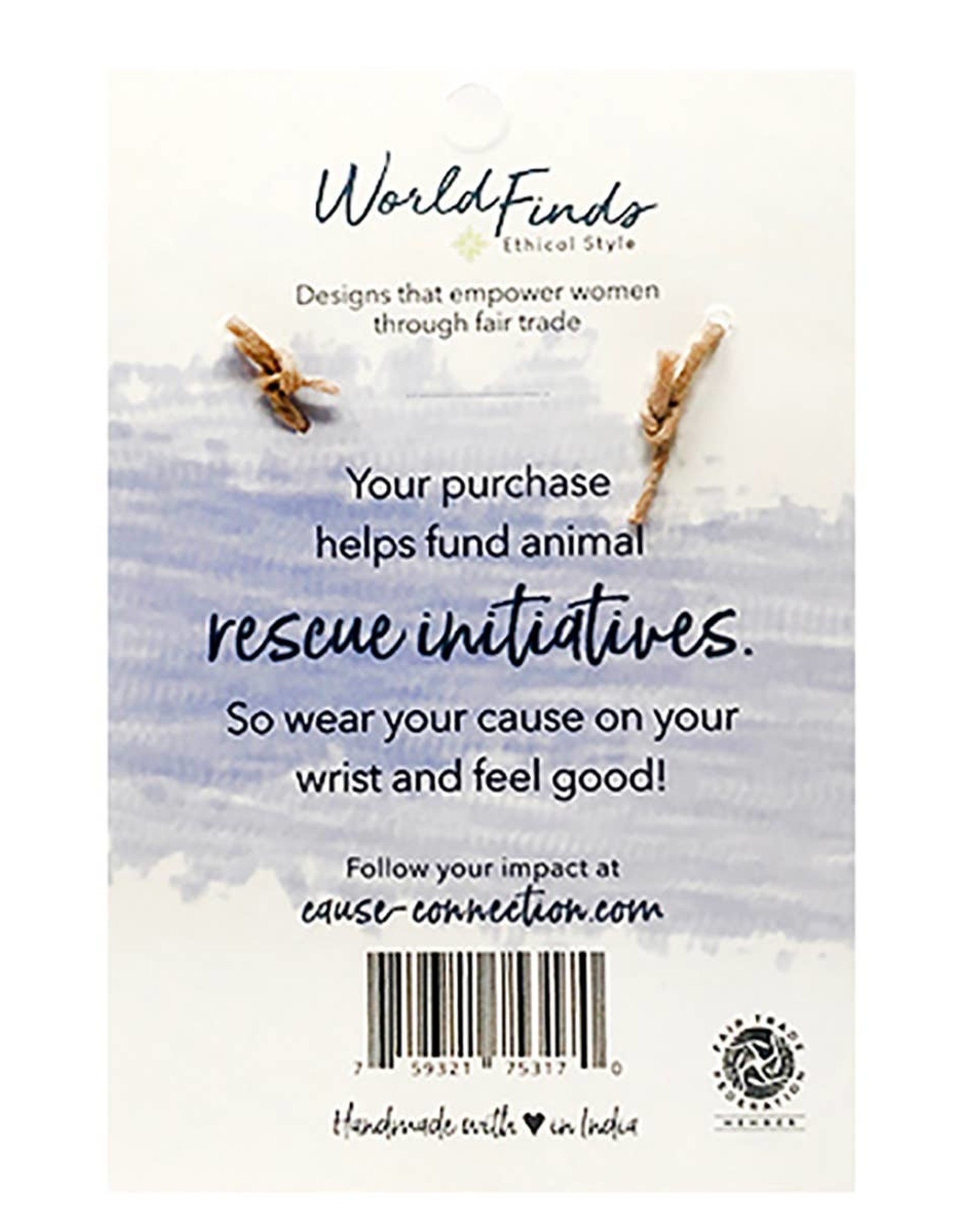 WorldFinds Rescue- Cause Bracelet to Rescue Animals