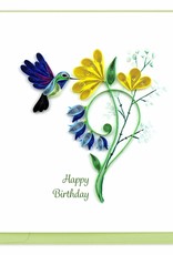 Quilling Card Quilled Birthday Hummingbird Greeting Card
