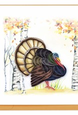 Quilling Card Quilled Wild Turkey Greeting Card