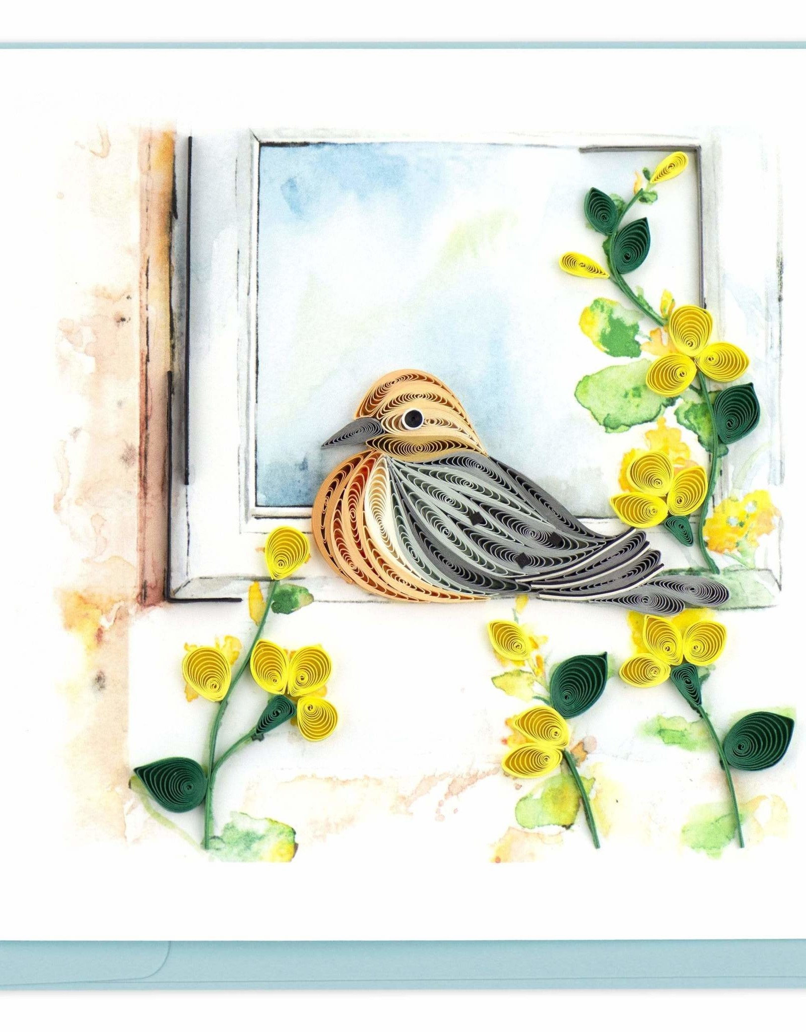 Quilling Card Quilled Mourning Dove Greeting Card