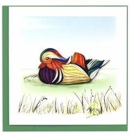 Quilling Card Quilled Mandarin Duck Greeting Card