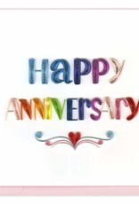 Quilling Card Quilled Happy Anniversary Card