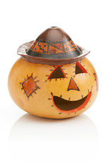 Serrv Scarecrow Gourd Jack-o'-Lantern