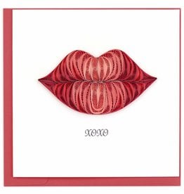 Quilling Card Quilled XOXO Kiss Greeting Card