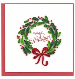 Quilling Card Quilled Holiday Wreath Greeting Card