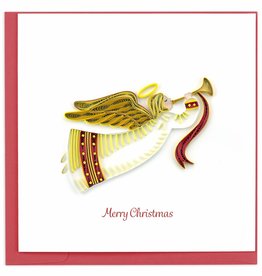 Quilling Card Quilled Christmas Angel Greeting Card