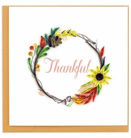 Quilling Card Quilled Thankful Wreath Greeting Card