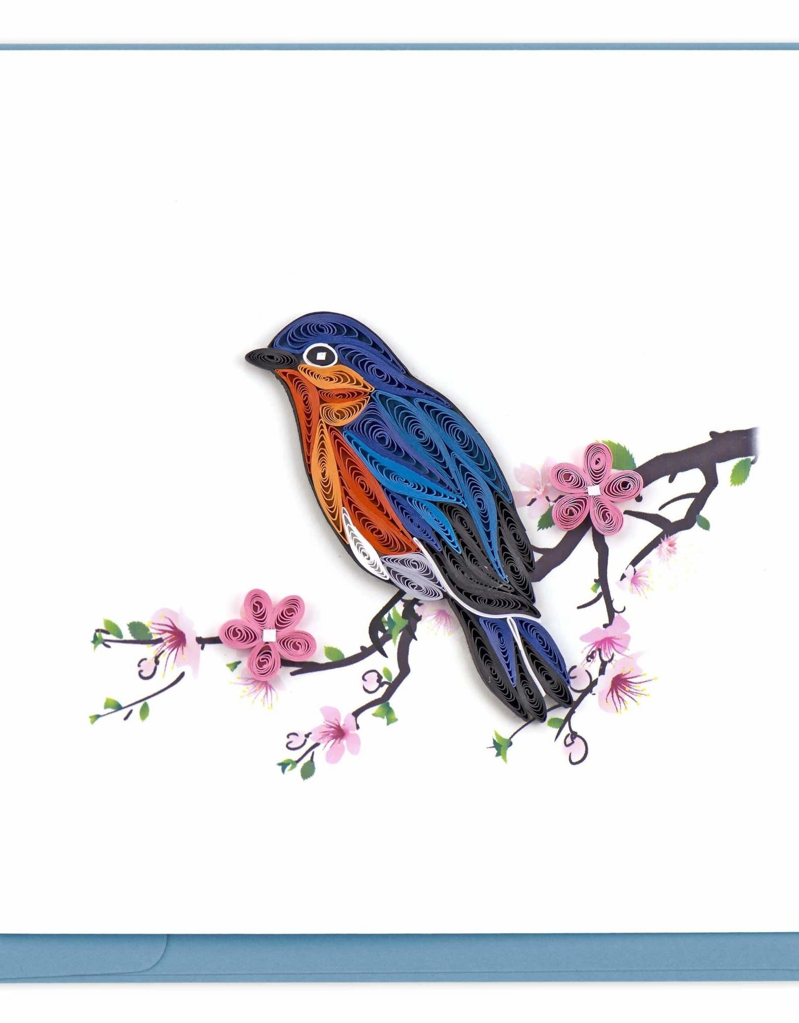Quilling Card Quilled Bluebird Greeting Card