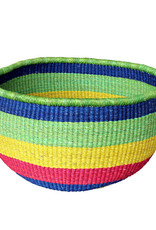 African Market Baskets Large Round Basket