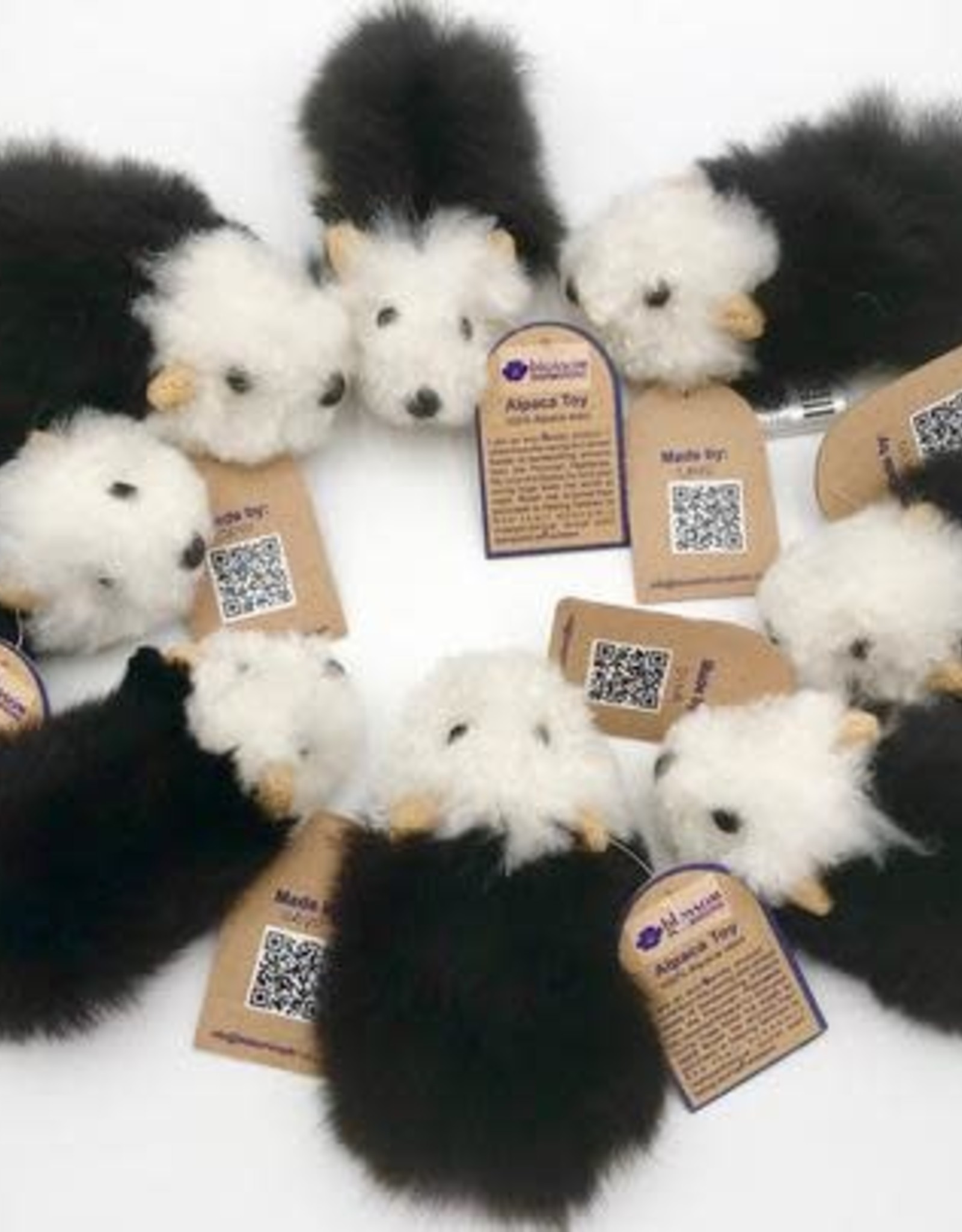 Blossom Inspirations Cuyita Guinea Pig Alpaca Fur Toy 8"x 3"