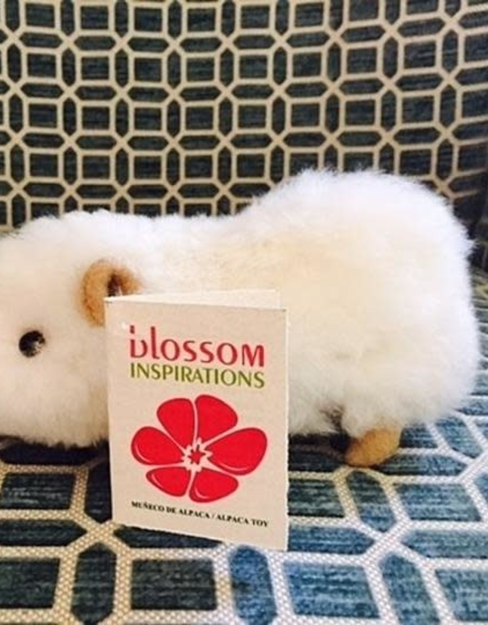 Blossom Inspirations Cuyita Guinea Pig Alpaca Fur Toy 8"x 3"