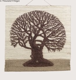 Ten Thousand Villages Jute Tree of Life Wall Hanging