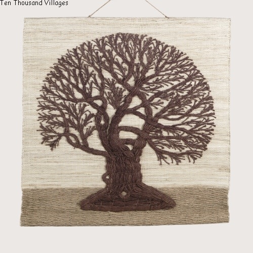 Jute Tree of Life Wall Hanging Bunyaad