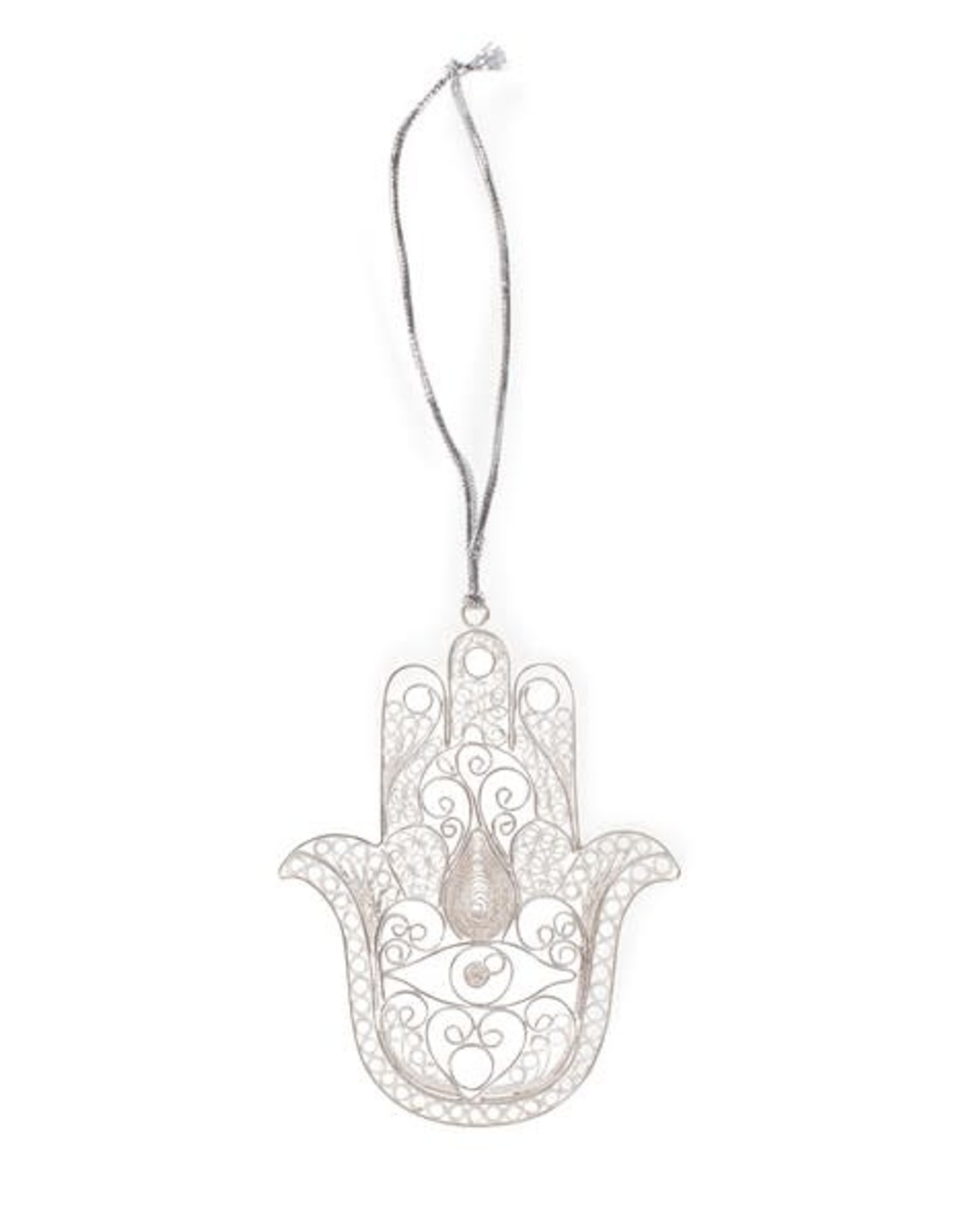 Ten Thousand Villages Filigree Hamsa Ornament