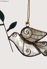 Ten Thousand Villages Olive Branch Dove Ornament