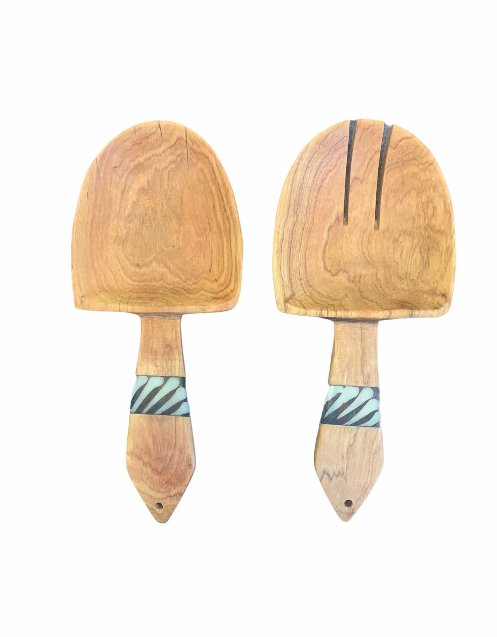 Harkiss Designs Olive Wood Rice Serving Spoon set/2