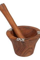 Harkiss Designs Olive Wood Pestle and Grinder