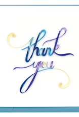 Quilling Card Quilled Thank You Script