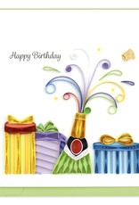 Quilling Card Quilled Birthday Champagne Greeting Card