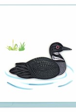 Quilling Card Quilled Loon Greeting Card