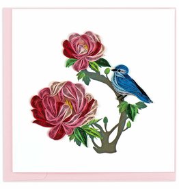 Quilling Card Quilled Peony Greeting Card