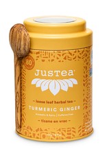 Justea Turmeric Ginger Loose Leaf Tin & Spoon