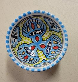 Sobremesa Blooming Hand Blue Tiny Ceramic Bowl