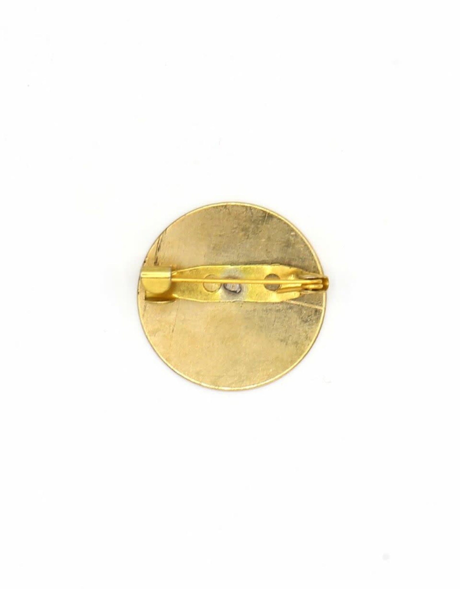 Fair Anita Vote Pin - Brass Horizontal Letters