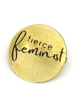 Fair Anita Fierce Feminist Pin