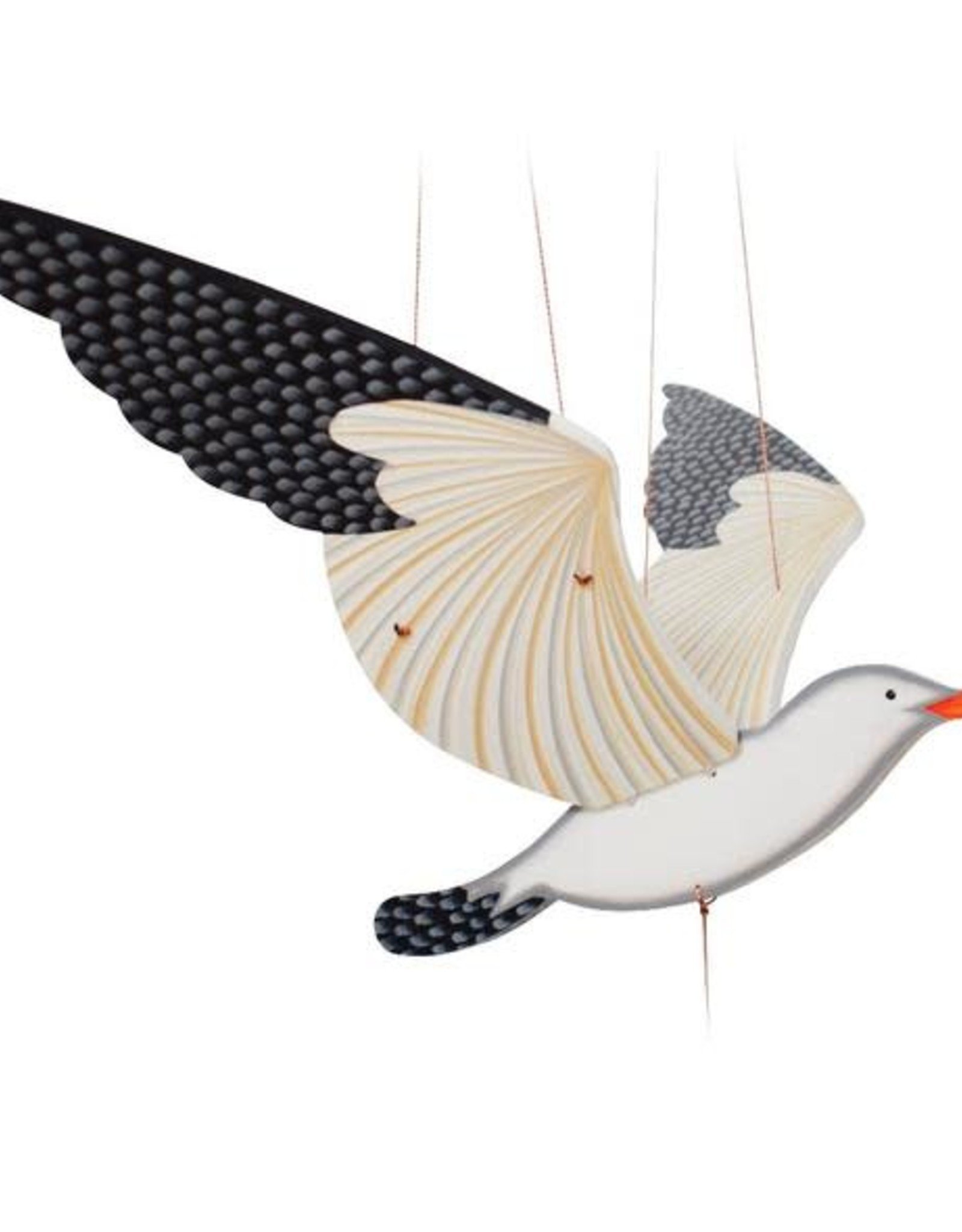 Tulia Artisans Seagull Flying Bird Mobile