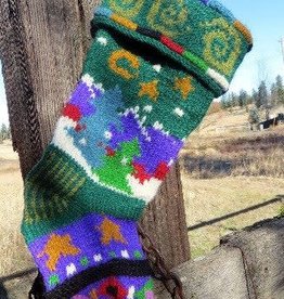 Ganesh Himal Mountain Tree Design Christmas Stocking