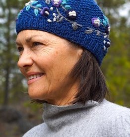 Ganesh Himal Embroidered Floral Cotton Hat