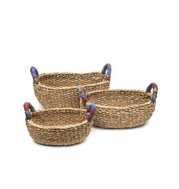 Matr Boomie Sari Handle Table Basket - Large