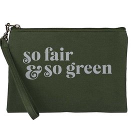 Malia Designs Fair & Green Wristlet Pouch