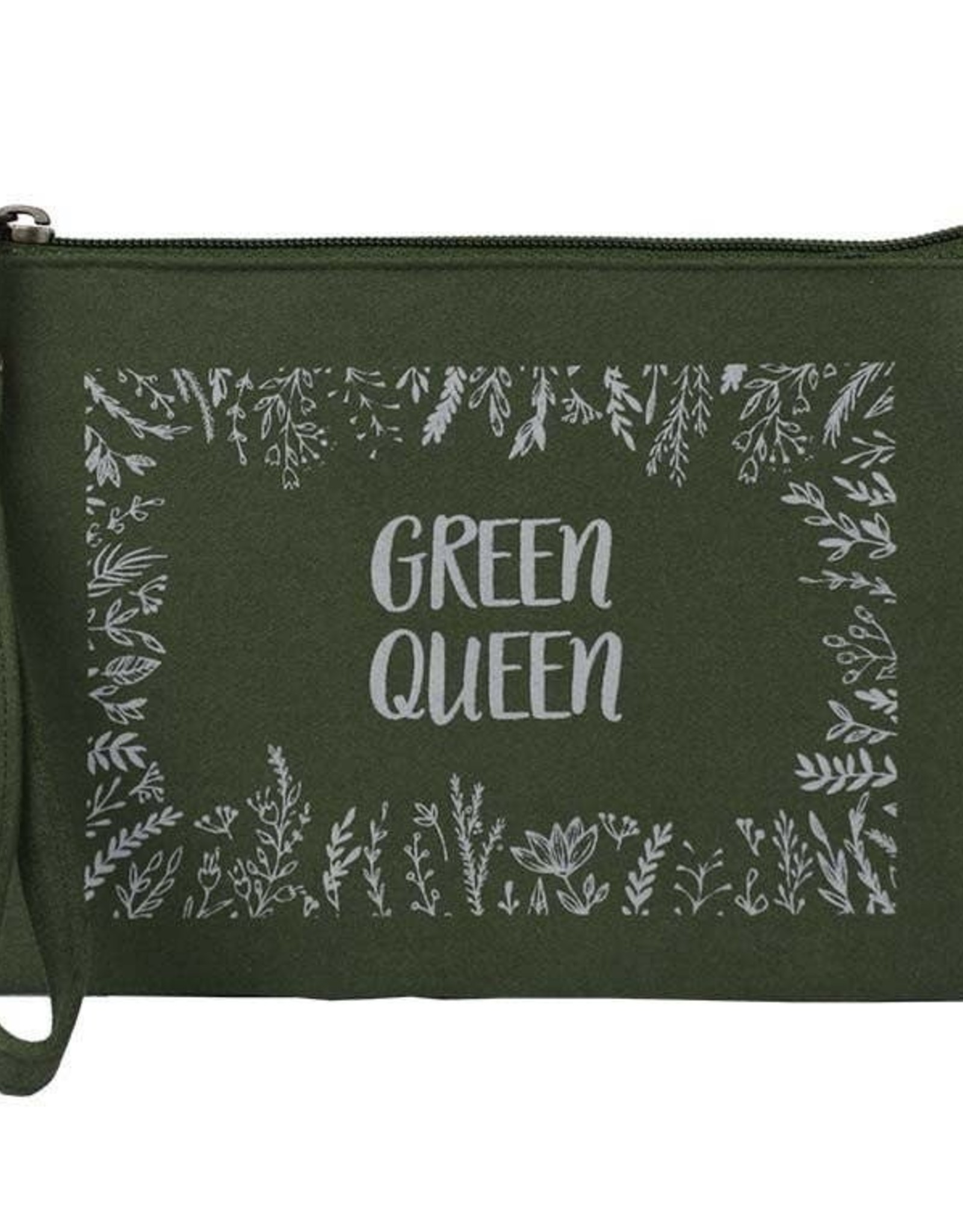 Malia Designs Green Queen Wristlet Pouch