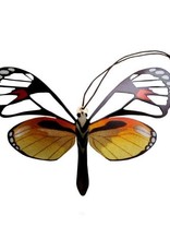 Tulia Artisans Glass Wing Butterfly Ornament