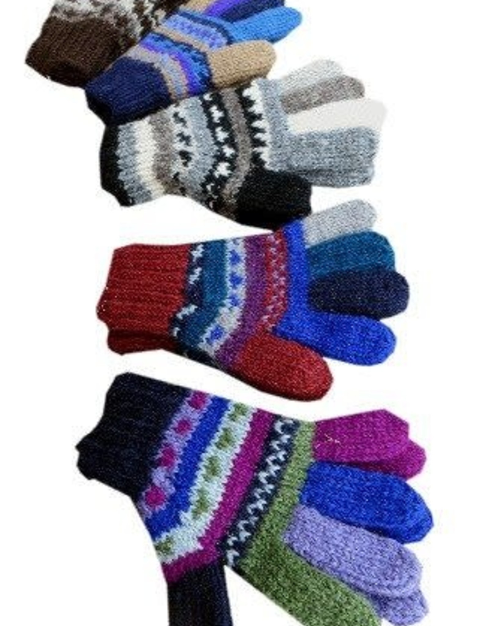 Ganesh Himal Handknit Wool Gloves