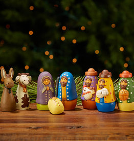 Serrv Amigos Terracotta Nativity