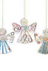 Serrv Quilled Angels Ornament