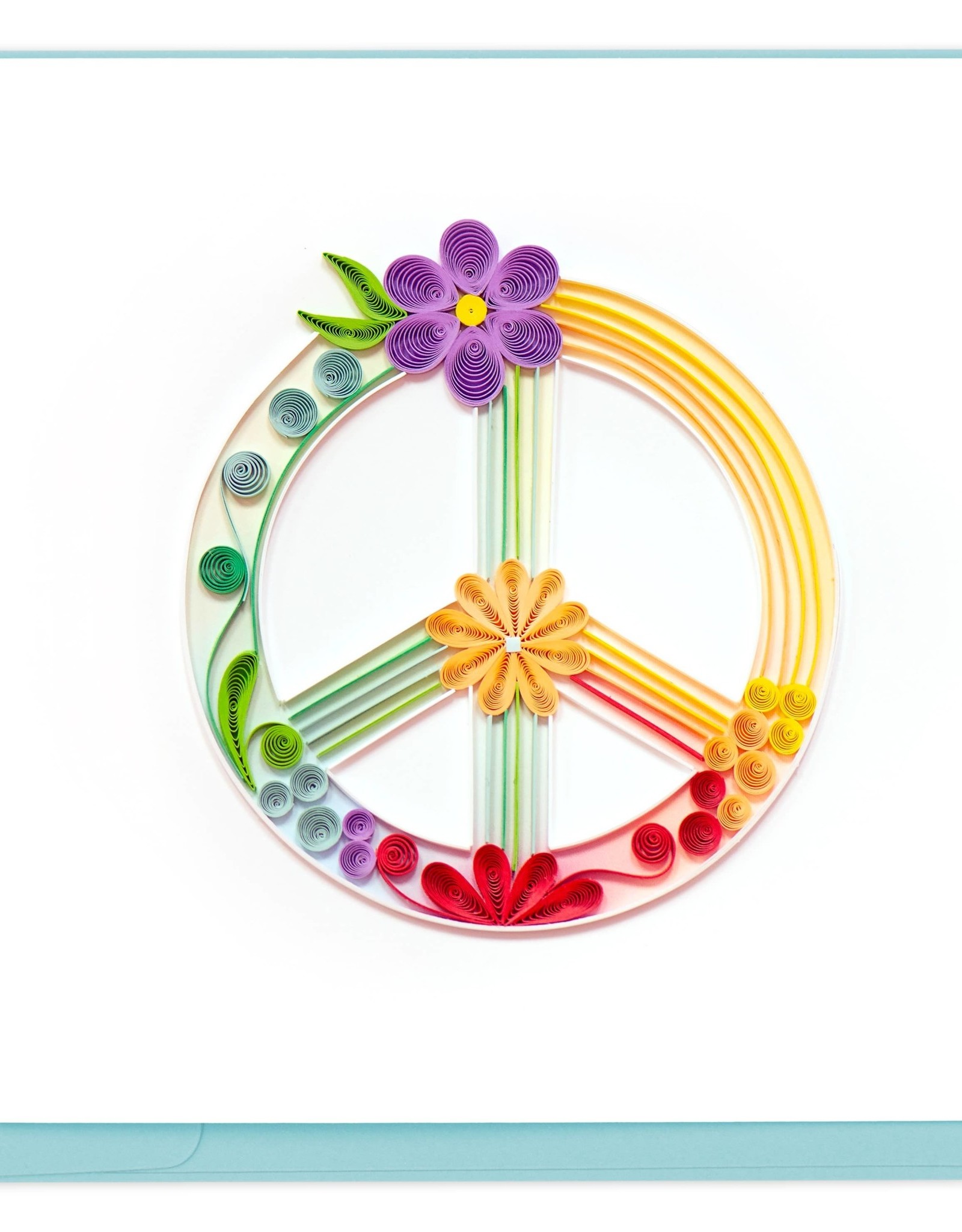 Quilling Card Quilled Peace Sign Greeting Card