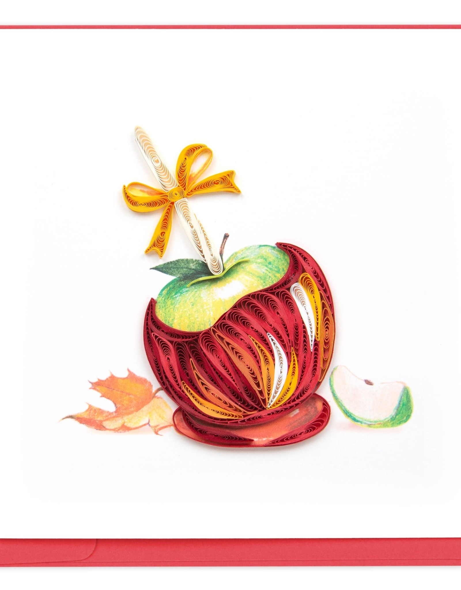 Quilling Card Quilled Candy Apple Greeting Card