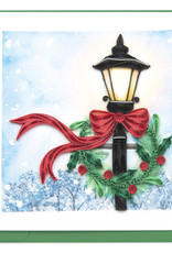 Quilling Card Quilled Holiday Lamp Post Greeting Card