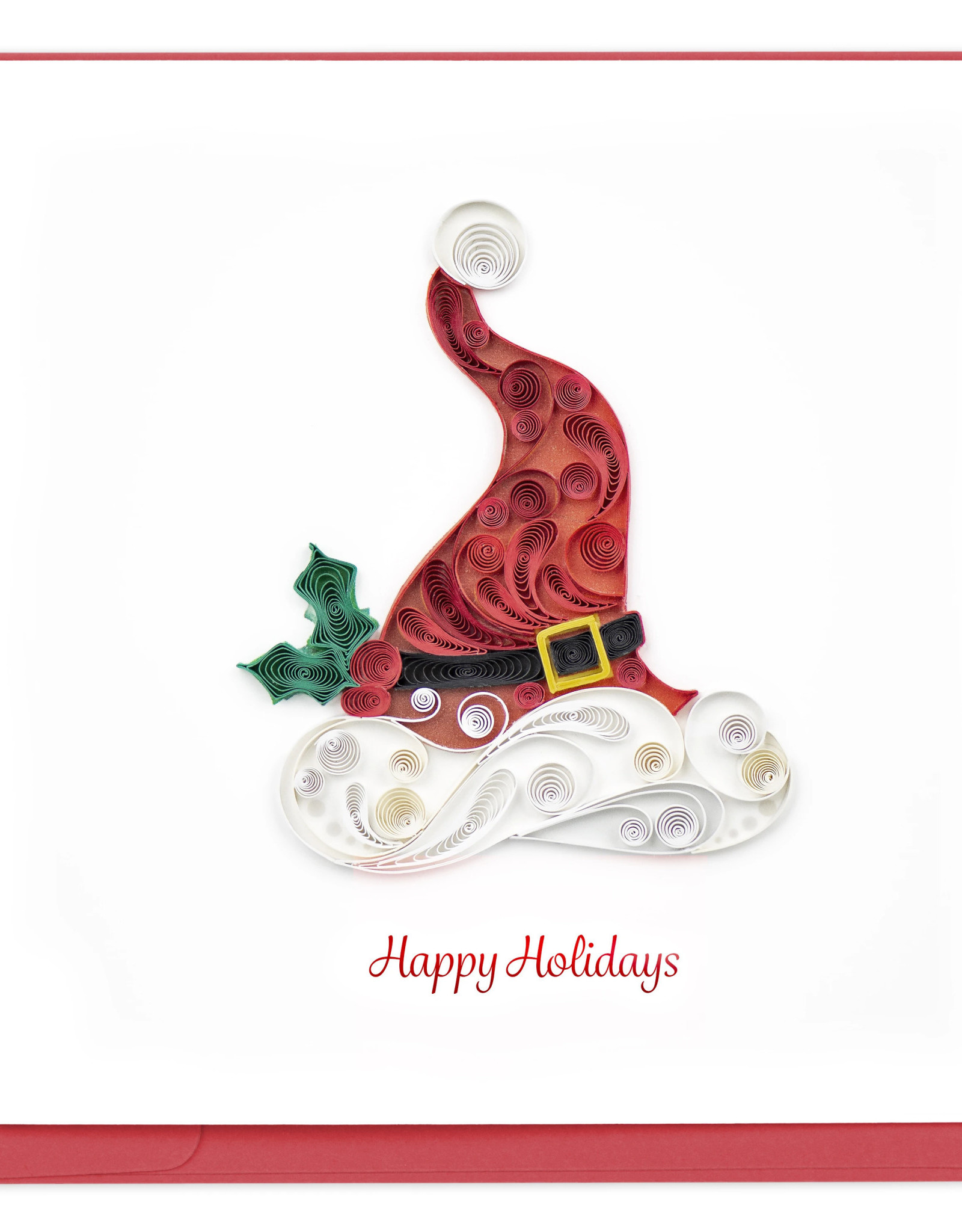 Quilling Card Quilled Santa Hat Christmas Card