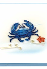 Quilling Card Quilled Blue Crab Greeting Card