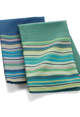 Serrv Garden Stripe Towel - Green