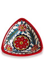Serrv Red West Bank Triangle Dish