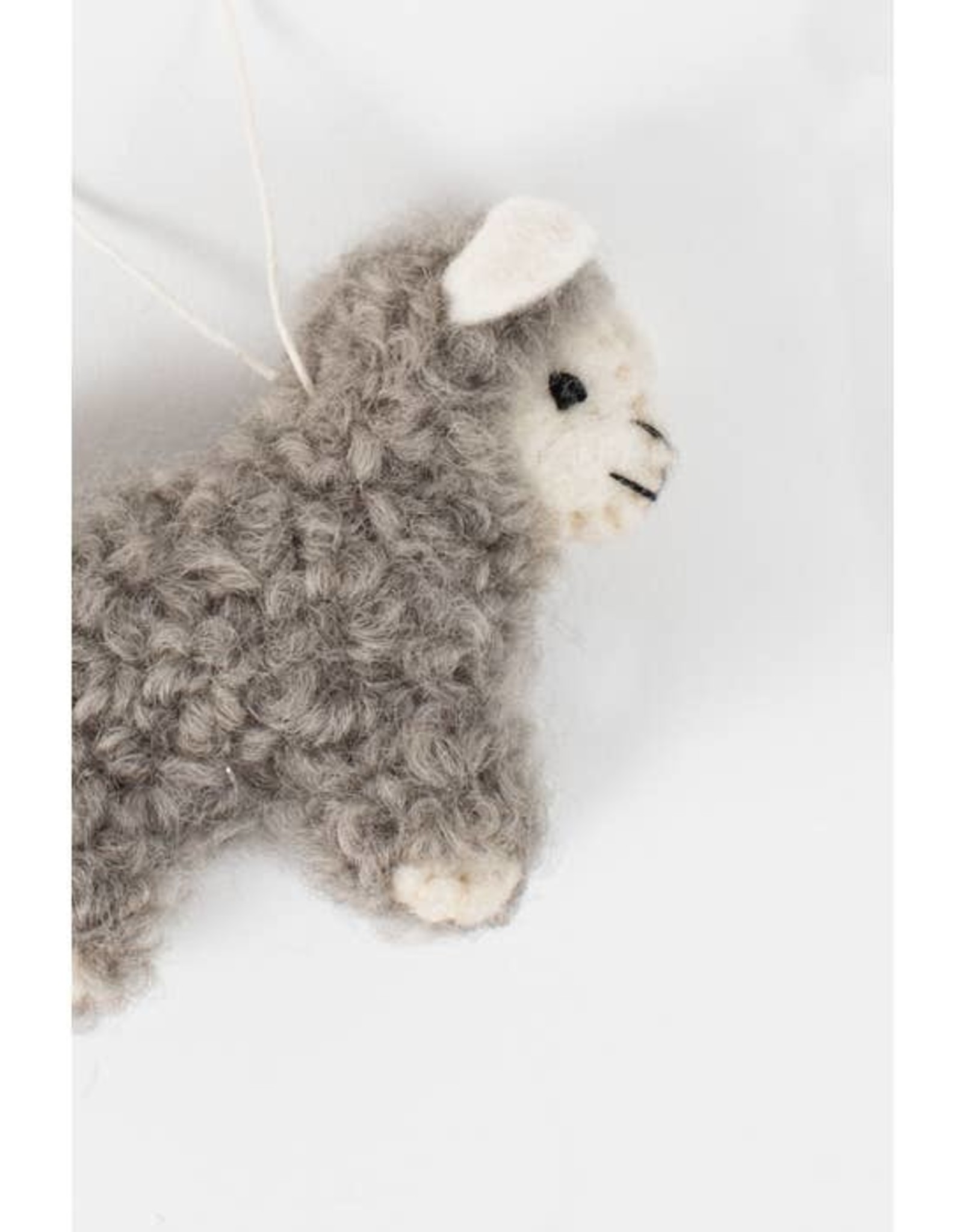 Fleece Navidad Sheep Ornament