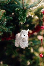 Fleece Navidad Sheep Ornament