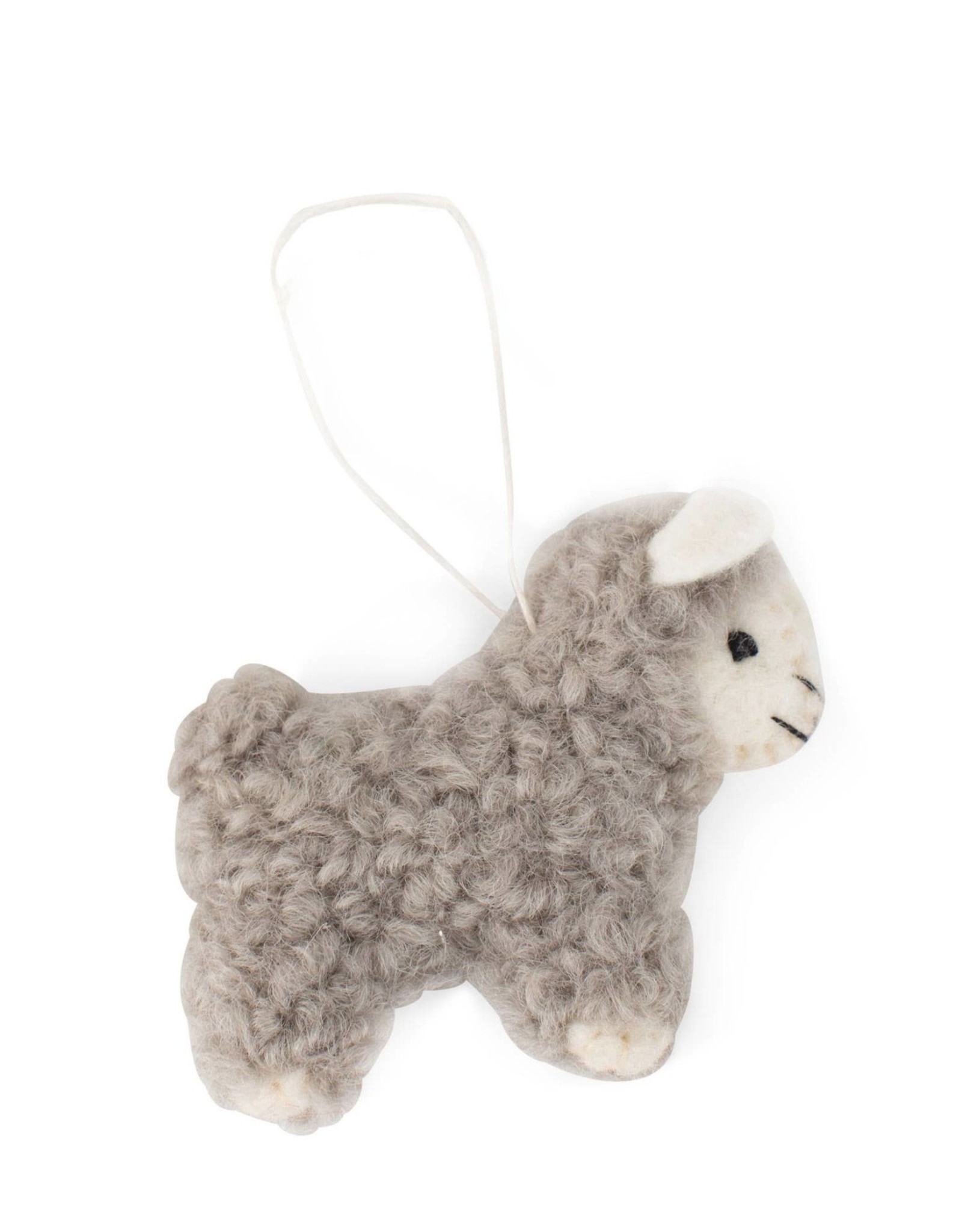 Fleece Navidad Sheep Ornament