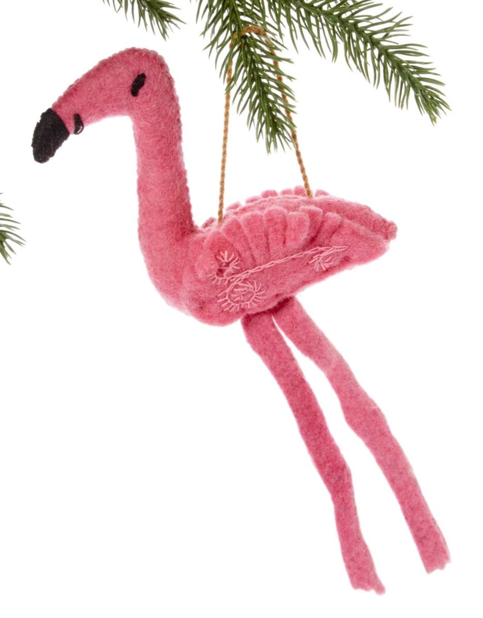 Silk Road Bazaar Flamingo Ornament